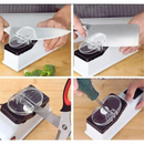 Afiador de Faca Elétrico USB para Cozinha com Afiação Rápida-Campcenter