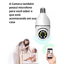 Câmera de Vigilância HD em Formato Lâmpada Conexão com WiFi - Frete Grátis