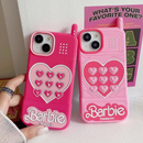 Capinha Protetora para Iphone em Silicone Barbie - Frete Grátis