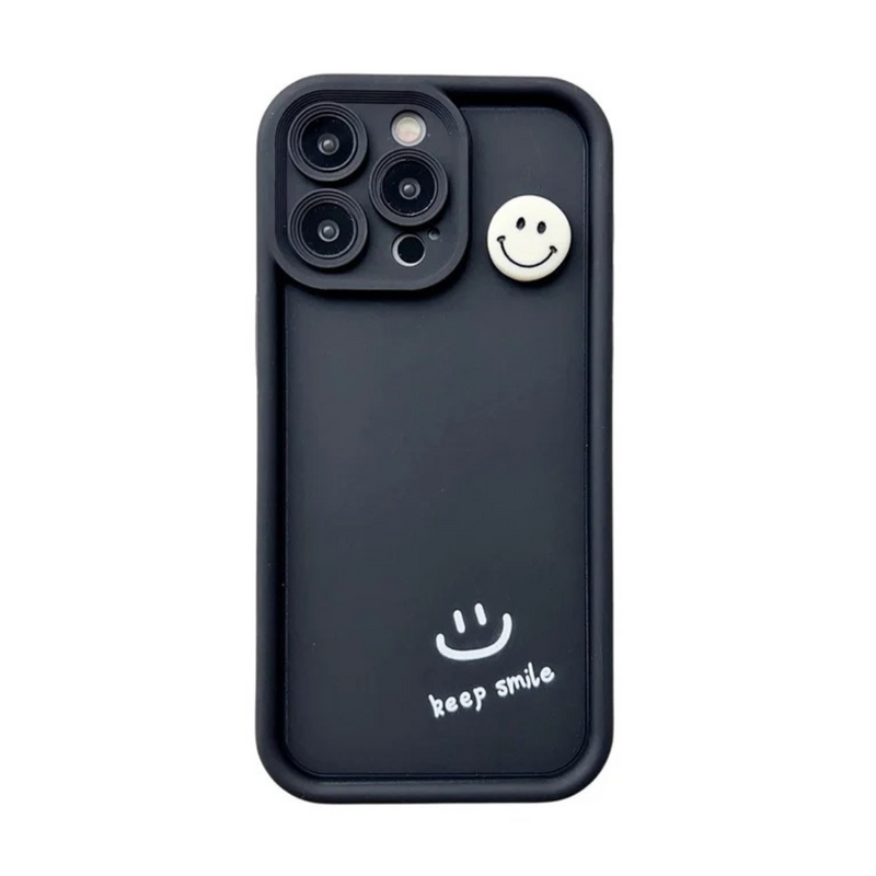 Capinha Protetora para IPhone em Silicone Smile - Frete Grátis