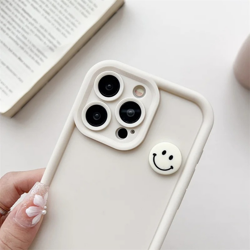 Capinha Protetora para IPhone em Silicone Smile - Frete Grátis