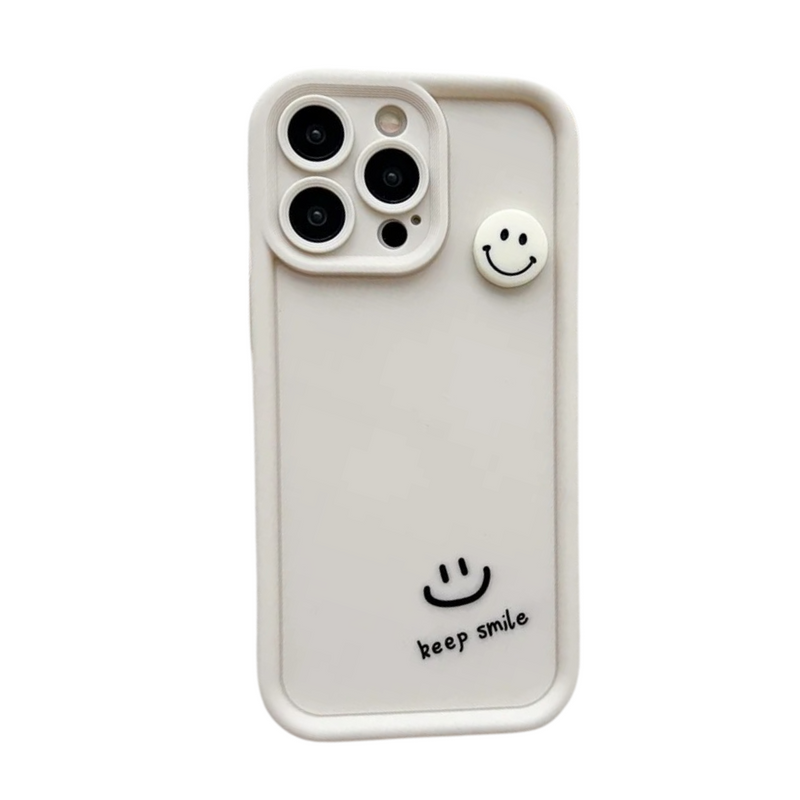 Capinha Protetora para IPhone em Silicone Smile - Frete Grátis