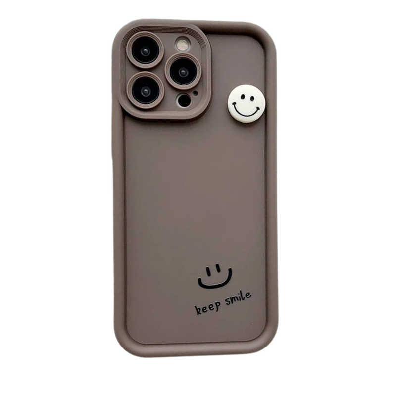 Capinha Protetora para IPhone em Silicone Smile - Frete Grátis