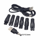 Carregador de Substituição  - Adaptação USB com 7 Plugues - Frete Grátis Para Todo Brasil