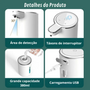 Dispensador Automático de Sabão com Sensor e Carregamento USB-Campcenter-Banheiro