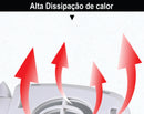 Lâmpada Led Dobrável com Ventilador e Controle Remoto
