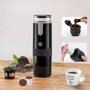 Máquina de Café Portátil Elétrica Compatível com Cápsulas e Café Moído-Campcenter-Cozinha