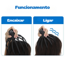 Massageador Polvo de Cabeça Elétrico Recarregável - Frete Grátis