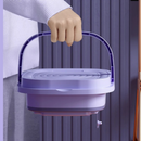 Mini Máquina de Lavar Dobrável e Portátil com Secadora de Rotação 8 Litros - Frete Grátis