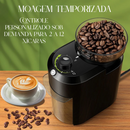 Moedor de Café Elétrico com Moinho Cônico e 28 Níveis de Moagem-Campcenter-Cozinha
