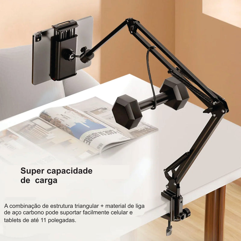 Suporte de Mesa Ajustável para Tablet