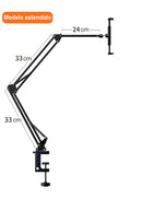 Suporte de Mesa Ajustável para Tablet