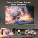 Projetor Portátil Android HY300 PRO Cinema em Casa - Frete Grátis