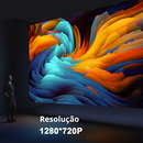 Projetor Portátil Android HY300 PRO Cinema em Casa - Frete Grátis