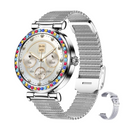 Relógio Smartwatch Feminino com Cristais Coloridos - Frete Grátis