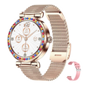 Relógio Smartwatch Feminino com Cristais Coloridos - Frete Grátis