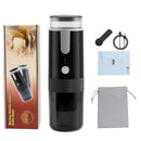 Máquina de Café Portátil Elétrica Compatível com Cápsulas e Café Moído-Campcenter-Cozinha