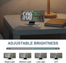 Despertador Digital LED com Projeção de Hora e Temperatura – Relógio com Snooze