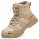 Botas de Segurança Masculinas com Bico de Aço Antiderrapante-Campcenter-calçados