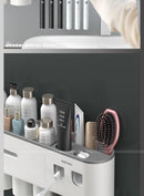 MENGNI-Magnetic Adsorption Inverted Toothbrush Holder