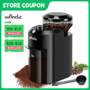 Wancle Electric Burr Coffee Grinder Adjustable Burr Mill