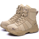 Botas de Segurança Masculinas com Bico de Aço Antiderrapante-Campcenter-calçados