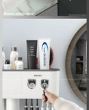 MENGNI-Magnetic Adsorption Inverted Toothbrush Holder