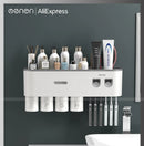 MENGNI-Magnetic Adsorption Inverted Toothbrush Holder