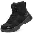 Botas de Segurança Masculinas com Bico de Aço Antiderrapante-Campcenter-calçados
