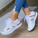 Tênis Plataforma Feminino Casual em Couro Confortável-Campcenter-Calçados