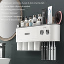 MENGNI-Magnetic Adsorption Inverted Toothbrush Holder