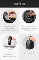 Rechargeable Electric Pepper Grinder