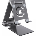 Suporte para Tablet Dobrável Ajustável, Suporte de Rotação de 360 ° para iPad e Telefone
