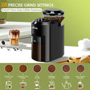 Wancle Electric Burr Coffee Grinder Adjustable Burr Mill