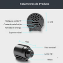 Mini Câmera de Segurança Xiaomi X5 Wi-Fi com Visão Noturna e Detecção de Movimento - Frete Grátis