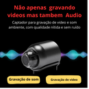 Mini Câmera de Segurança Xiaomi X5 Wi-Fi com Visão Noturna e Detecção de Movimento - Frete Grátis
