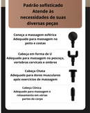 Pistola de Massagem Multifuncional de Relaxamento de Fáscia – Alívio Muscular e Recuperação Rápida!